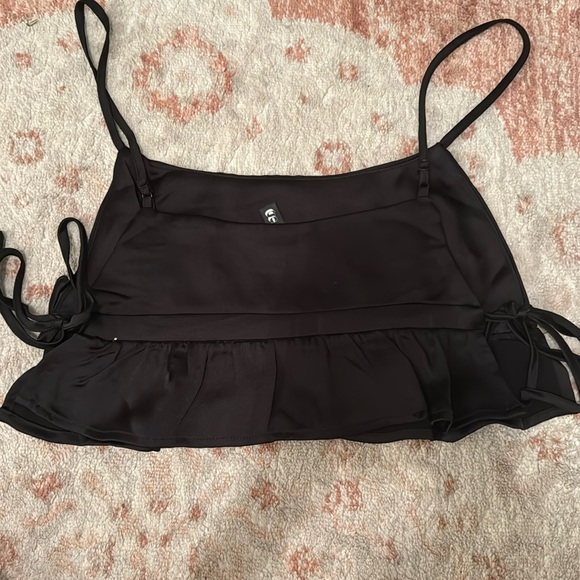 Garage open side babydoll cami black - Picture 2 of 2